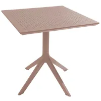 Садовый стол AG Rita Квадратный / Cappuccino Капучино