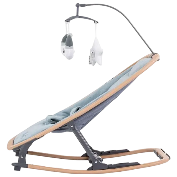 Leagăn pentru bebeluși Chipolino Velvet (SHEVL02304SK) 9 kg/ Sky photo 2