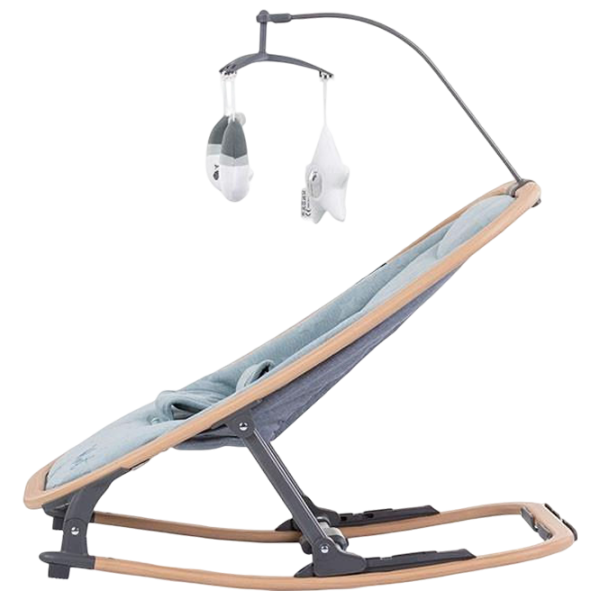 Leagăn pentru bebeluși Chipolino Velvet (SHEVL02304SK) 9 kg/ Sky photo 2