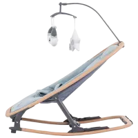 Leagăn pentru bebeluși Chipolino Velvet (SHEVL02304SK) 9 kg/ Sky photo 2