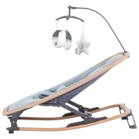 Leagăn pentru bebeluși Chipolino Velvet (SHEVL02304SK) 9 kg/ Sky photo 4