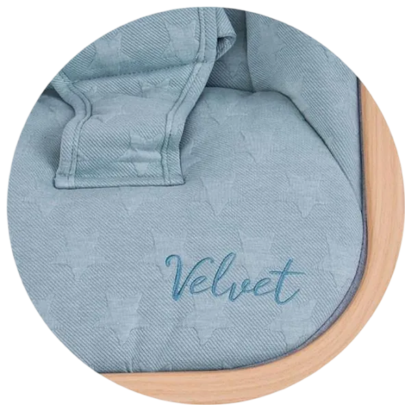 Leagăn pentru bebeluși Chipolino Velvet (SHEVL02304SK) 9 kg/ Sky photo 5