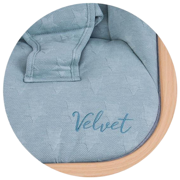 Leagăn pentru bebeluși Chipolino Velvet (SHEVL02304SK) 9 kg/ Sky photo 5