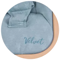Leagăn pentru bebeluși Chipolino Velvet (SHEVL02304SK) 9 kg/ Sky photo 5