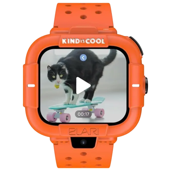 Ceas pentru copii Elari KidPhone Masha&Bear 1.76"/ Orange photo 2