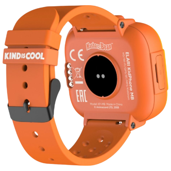 Ceas pentru copii Elari KidPhone Masha&Bear 1.76"/ Orange photo 3