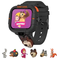 Детские часы Elari KidPhone Masha&Bear 1.76"/ Черный photo 4