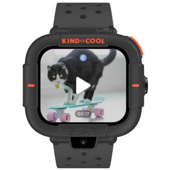 Ceas pentru copii Elari KidPhone Masha&Bear 1.76"/ Black photo 6