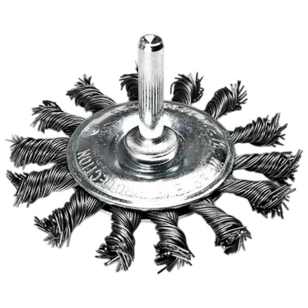 Perie disc din sârmă răsucită S&R 136635075 75 mm photo 1