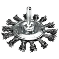 Perie disc din sârmă răsucită S&R 136635075 75 mm