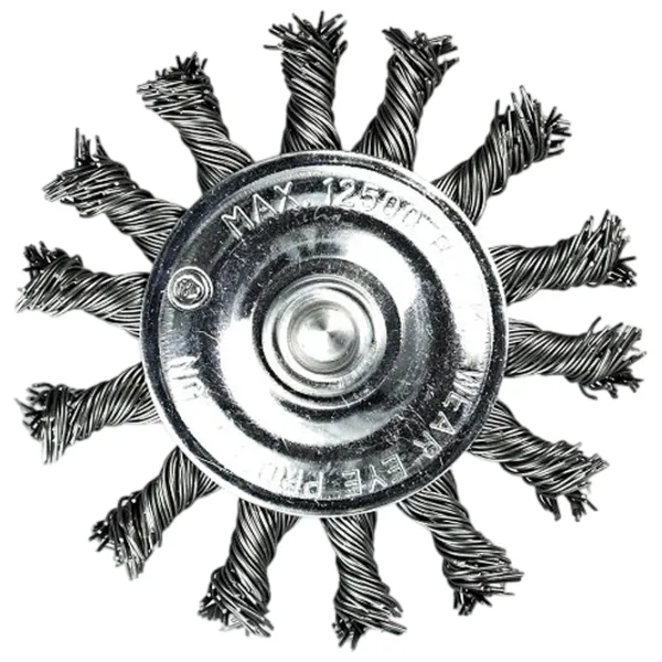 Perie disc din sârmă răsucită S&R 136635075 75 mm photo 2