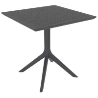 Садовый стол AG Rita Квадратный / Антрацит Антрацит