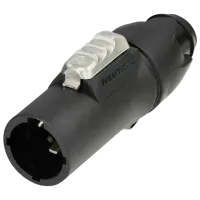 Mufă audio Neutrik NAC3MX-W-TOP Plastic / Black