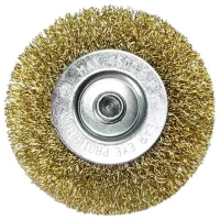 Perie disc din sârmă ondulată S&R 136631075 75 mm photo 2