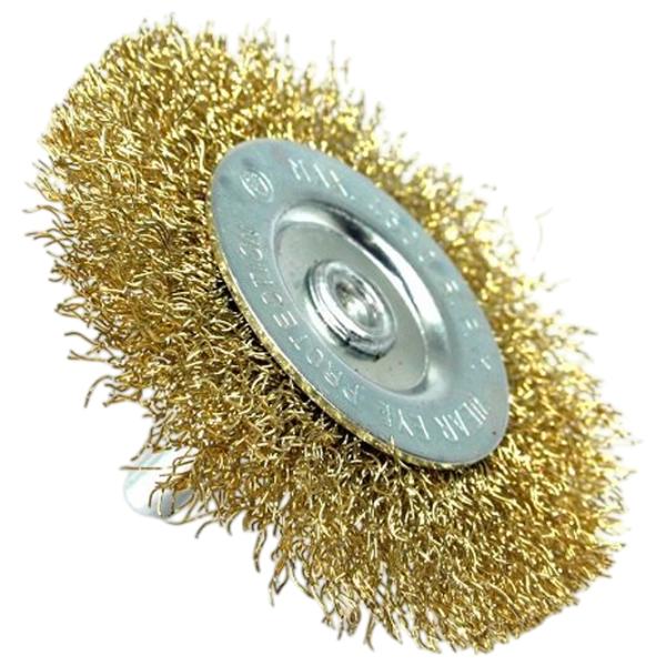 Щетка дисковая из гофрированной проволоки S&R 136631075 75 мм photo 3