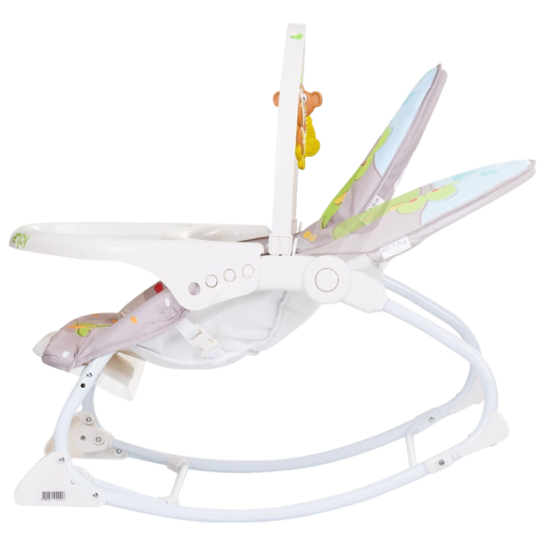 Leagăn pentru bebeluși Chipolino Enjoy Dino (SHENJ02303DI) 18 kg/ Beige photo 4