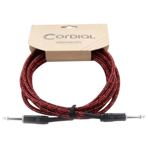 Cablu audio Cordial EI-5-PP-TWEED-RD PVC / Red photo 1
