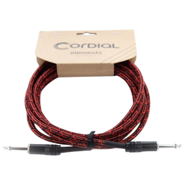 Cablu audio Cordial EI-5-PP-TWEED-RD PVC / Red photo 1