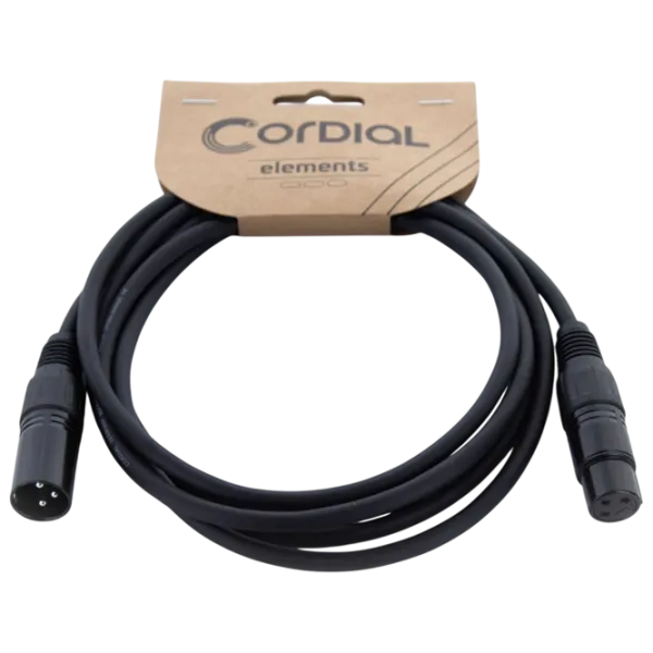 Cablu audio Cordial EM-0.5-FM PVC / Black photo 1