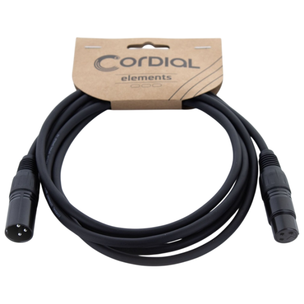 Cablu audio Cordial EM-0.5-FM PVC / Black photo 1