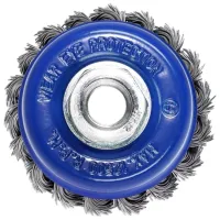 Perie cupă din sârmă răsucită S&R 136250075 75 mm photo 3
