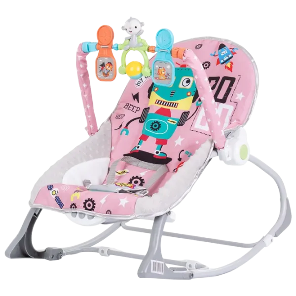 Leagăn pentru bebeluși Chipolino Baby Spa (SHEBS02303PI) 15 kg/ Pink photo 1