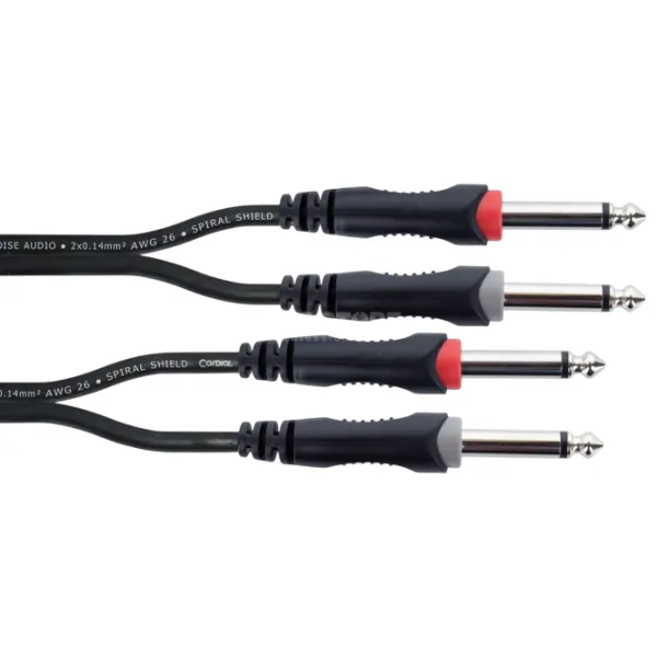 Cablu audio Cordial EU-6-PP PVC / Black photo 2