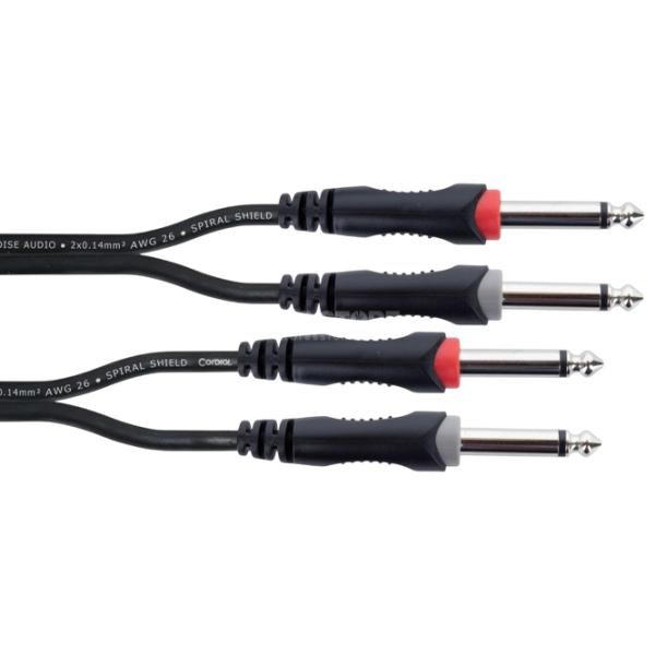 Cablu audio Cordial EU-6-PP PVC / Black photo 2