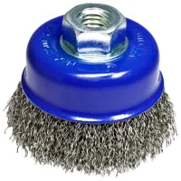 Чашечная щетка из гофрированной проволоки S&R 136133075 75 мм