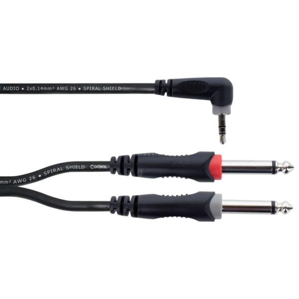 Cablu audio Cordial EY-5-WRPP-Y-Adapter PVC / Black photo 2