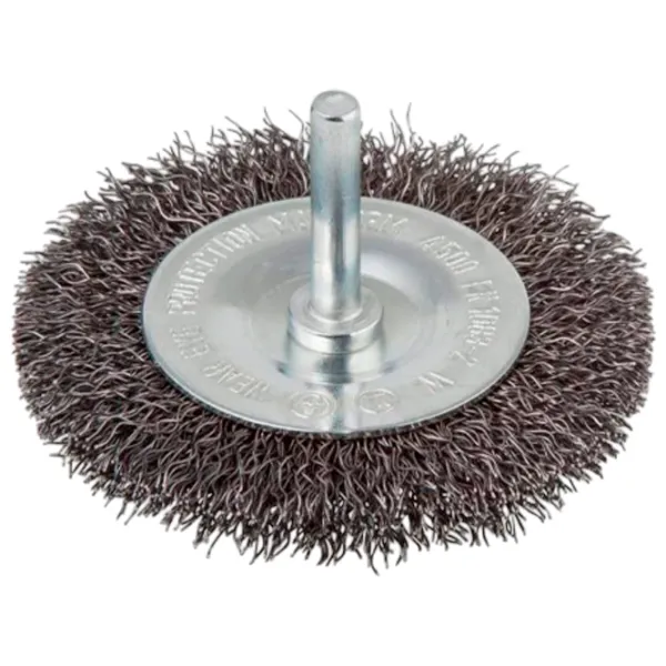 Perie disc din sârmă ondulată Wolfcraft 8470000 75 mm photo 1 Perie disc din sârmă ondulată Wolfcraft 8470000 75 mm photo 1