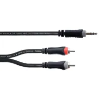 Аудио кабель Cordial EY-3-WCC-Y-Adapter ПВХ / Черный photo 2