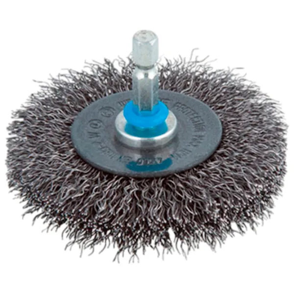 Щетка дисковая из гофрированной проволоки Wolfcraft 2101000 75 мм photo 1