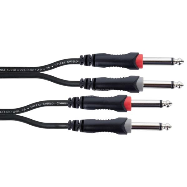 Cablu audio Cordial EU-3-PP PVC / Black photo 2