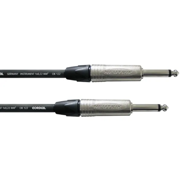Cablu audio Cordial CII-1.5-PP PVC / Black photo 1