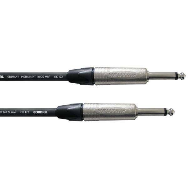 Cablu audio Cordial CII-1.5-PP PVC / Black photo 1