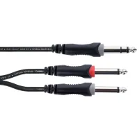 Аудио кабель Cordial EY-5-VPP-Y-Adaptor ПВХ / Черный photo 2