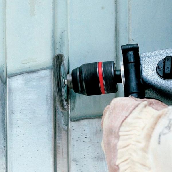 Perie disc din sârmă ondulată Wolfcraft 2100000 75 mm photo 2 Perie disc din sârmă ondulată Wolfcraft 2100000 75 mm photo 2