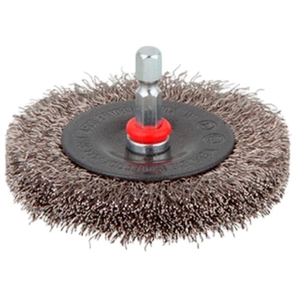 Perie disc din sârmă ondulată Wolfcraft 2711000 75 mm photo 1 Perie disc din sârmă ondulată Wolfcraft 2711000 75 mm photo 1