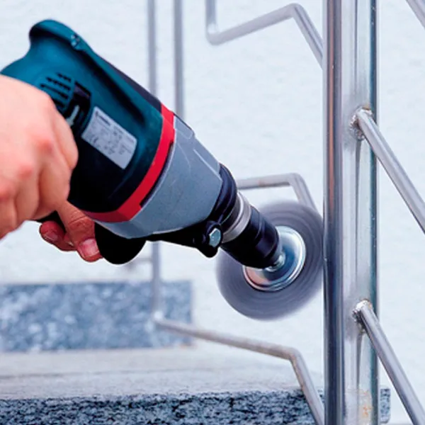 Perie disc din sârmă ondulată Wolfcraft 2711000 75 mm photo 2 Perie disc din sârmă ondulată Wolfcraft 2711000 75 mm photo 2