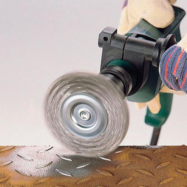 Perie disc din sârmă ondulată Wolfcraft 2711000 75 mm photo 3 Perie disc din sârmă ondulată Wolfcraft 2711000 75 mm photo 3