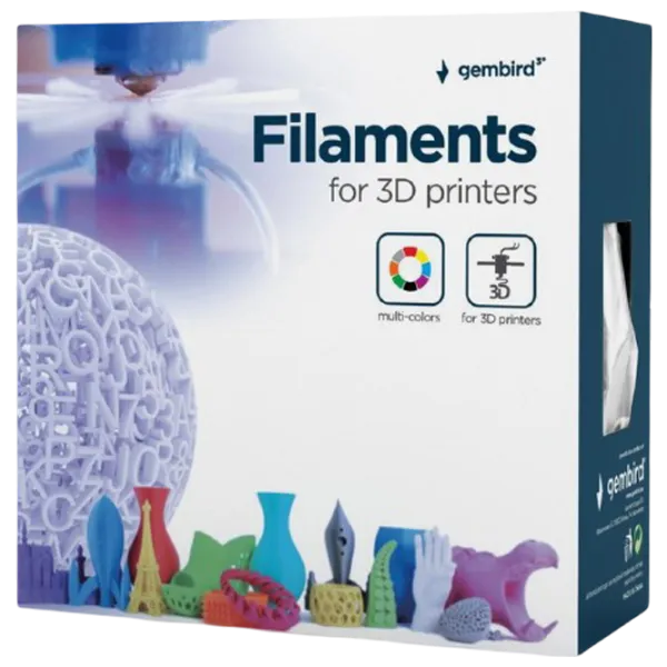Filament Gembird 3DP-ABS1.75HY-01-Y Yellow photo 3