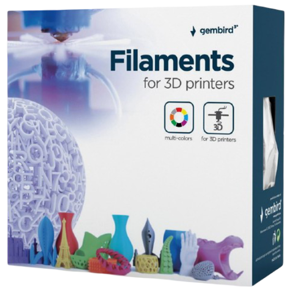 Filament Gembird 3DP-ABS1.75HY-01-Y Yellow photo 3