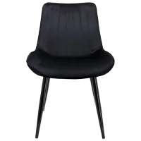 Кухонный стул Jumi Viva  Бархат/ Черный 