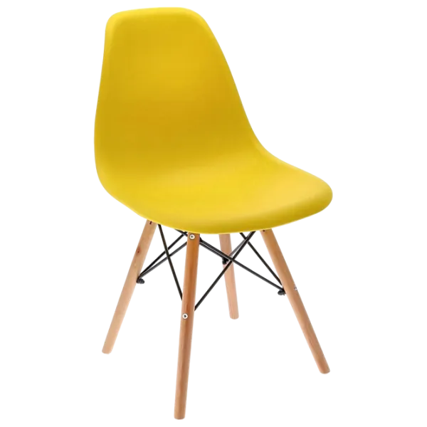 Кухонный стул Jumi Eva SD-972698 Пластик/ Желтый Wood photo 2 Кухонный стул Jumi Eva SD-972698 Пластик/ Желтый Wood photo 2