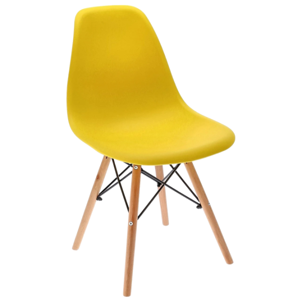 Кухонный стул Jumi Eva SD-972698 Пластик/ Желтый Wood photo 2 Кухонный стул Jumi Eva SD-972698 Пластик/ Желтый Wood photo 2