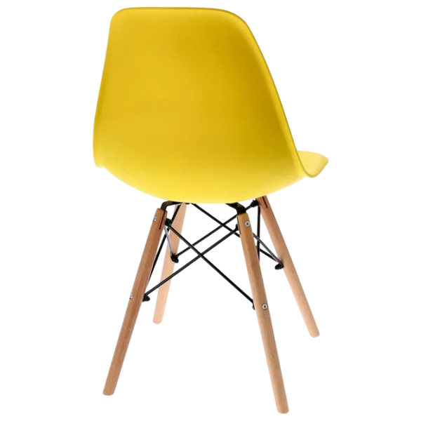 Кухонный стул Jumi Eva SD-972698 Пластик/ Желтый Wood photo 4 Кухонный стул Jumi Eva SD-972698 Пластик/ Желтый Wood photo 4