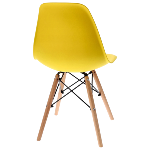 Кухонный стул Jumi Eva SD-972698 Пластик/ Желтый Wood photo 4 Кухонный стул Jumi Eva SD-972698 Пластик/ Желтый Wood photo 4