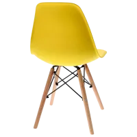 Кухонный стул Jumi Eva SD-972698 Пластик/ Желтый Wood photo 4
