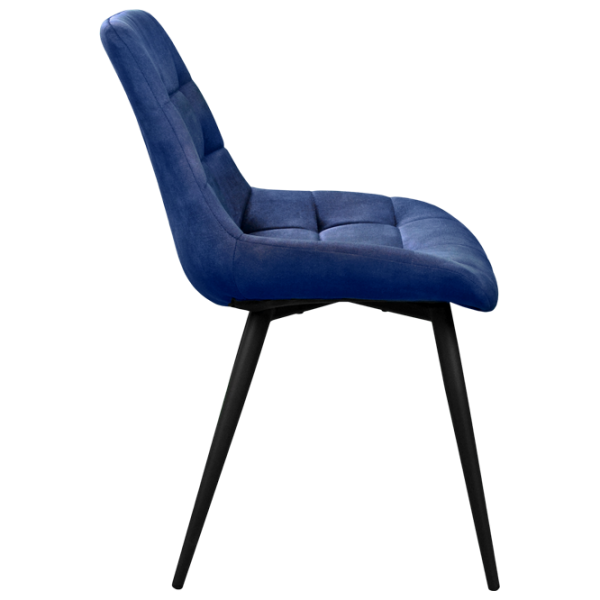 Кухонный стул Deco Nicole PL 12 Палладий/ Синий Черный photo 3